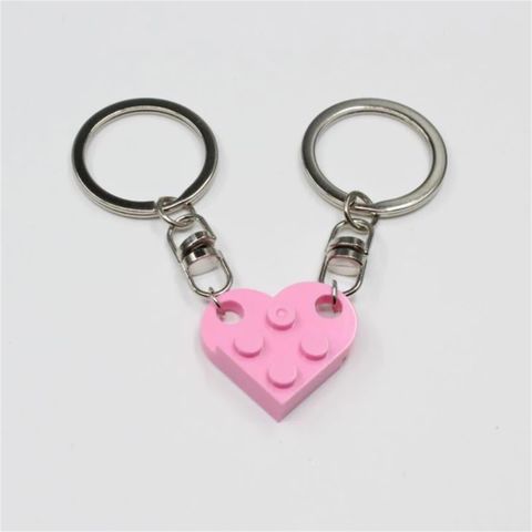 Buy Wholesale China Cute Love Heart Brick Keychain For Couples