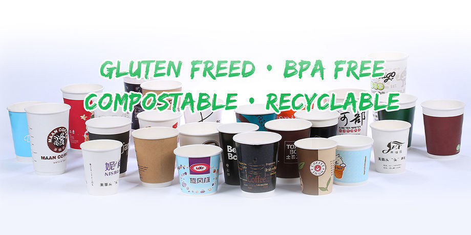 Blank Recyclable Paper Cups