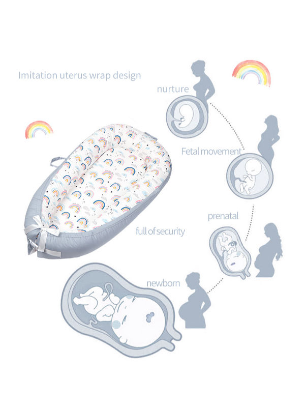 Bebé com espreguiçadeira, ninho para bebé, portátil para dormir,  respirável, ultra-acolhedor Algodão - China Ninho de bebé, espreguiçadeira  para bebé