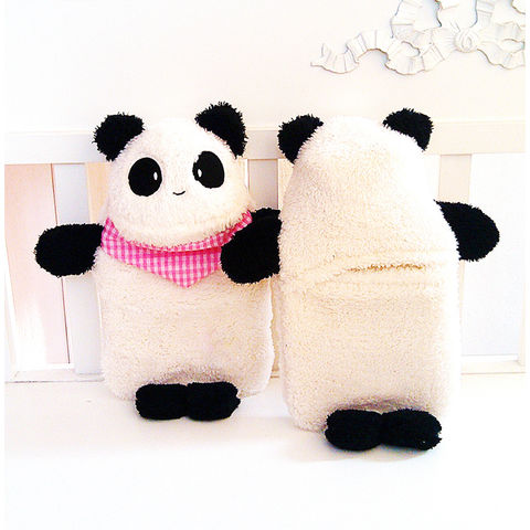Panda, Hot Water Bottle, Fluffy