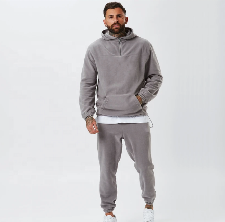 Fleece jogging suits hot sale for mens