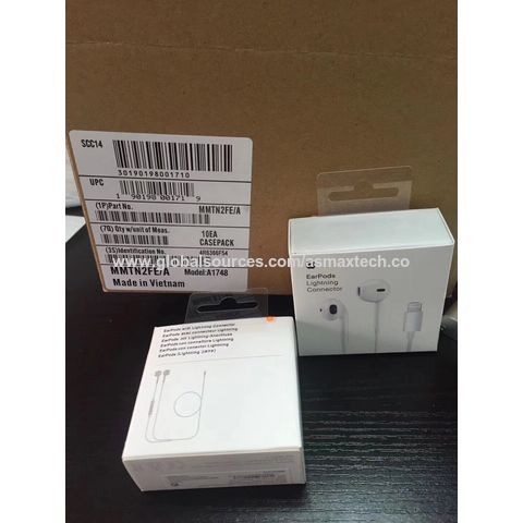 Genuine Official Apple EarPods Lightning Connector A1748 Headphone  MMTN2ZM/A
