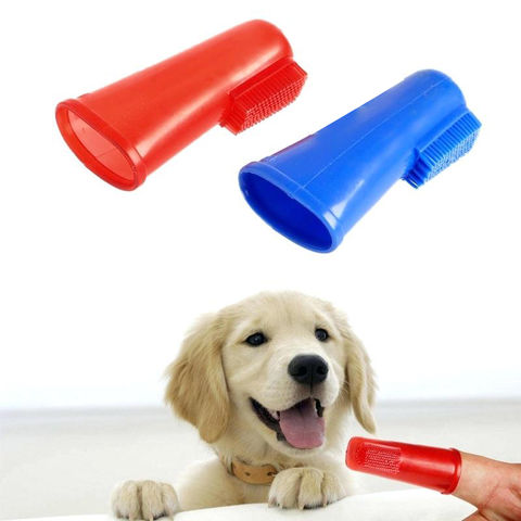 Escova de Dentes de Dedo para Animais de Estimação, Escova de Dentes para Cães