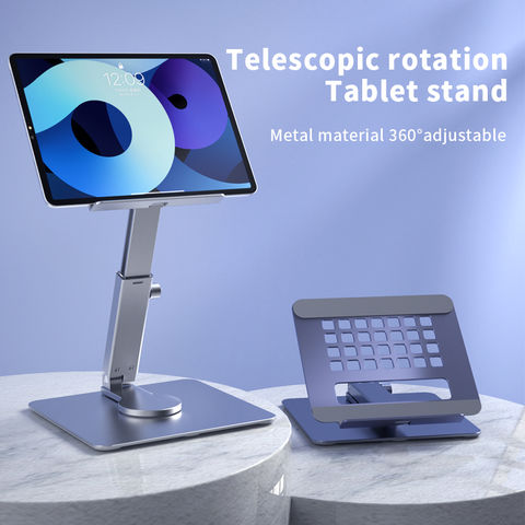 Support de tablette pour lit, support de tablette flexible universel en  aluminium avec rotation à 360 degrés pour iPad 