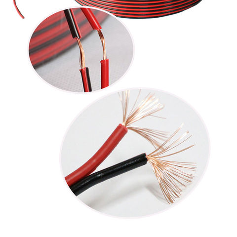 500' Feet 12 Gauge Red Black Speaker Wire Home Car Zip Cord Copper Mix  Stranded - Best Connections