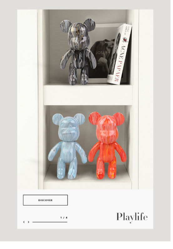 Buy Wholesale China Explosive Painting Creative Handmade Gift Graffiti Doll Fluid  Bear Toy & Educational Toys at USD 19.59