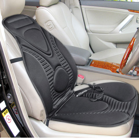 Coussin de siège auto chauffant antidérapant housse de siège chauffant  voiture accessoires intérieurs