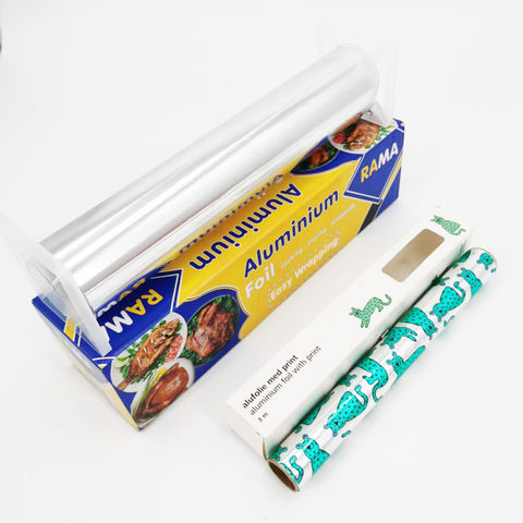 Ox Plastics Papel de aluminio para alimentos, papel de aluminio resistente,  rollos de papel de aluminio plateado para barbacoa, asar, hornear