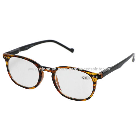 Factory supply custom logo OEM fashion different styles color plastic women men reading glasses