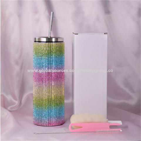 Rhinestone lid|simple modern 24 oz tumbler