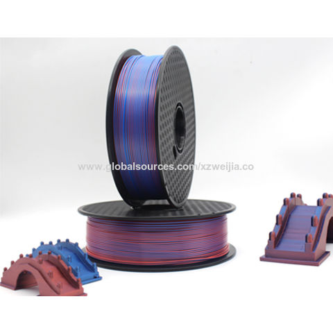 ¡Superventas de Amazon! Filamento de impresora 3D PLA de doble color mágico de muestras gratis