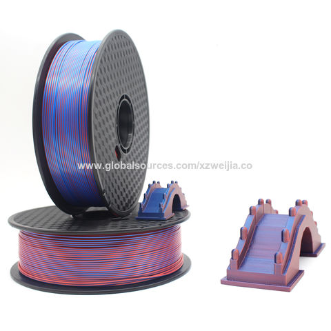 ¡Superventas de Amazon! Filamento de impresora 3D PLA de doble color mágico de muestras gratis