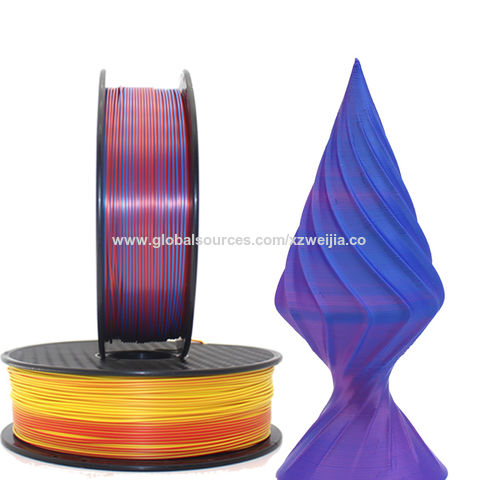 ¡Superventas de Amazon! Filamento de impresora 3D PLA de doble color mágico de muestras gratis