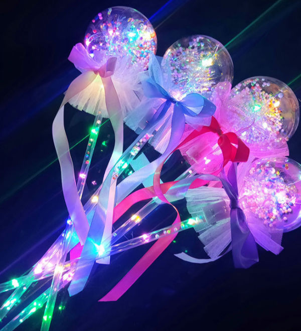 Magic colorful balloons.. glow in the dark.. led balloons