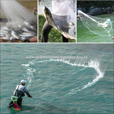 Nylon Net Cast Net Monofilament Net Fishing Tackle - China Cast