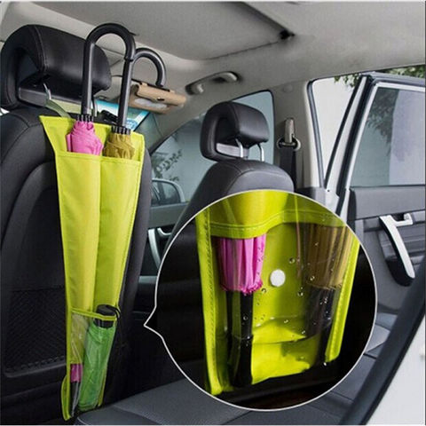 Sac poubelle Portable pour siège arrière de voiture, support de stockage de  parapluie Durable, poubelle en