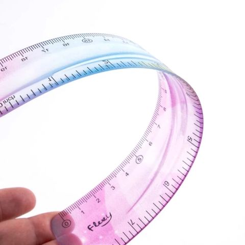 Buy Wholesale China Colourful Student Flexible Ruler, Inch And Metric  Random Colors Student Stationary & Flexible Ruler at USD 1.21