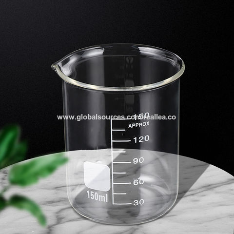 250ml 1000ml Bécher de verre de la Verrerie de laboratoire de verre 100ml  Bécher de mesure - Chine Bécher en verre, bécher en laboratoire