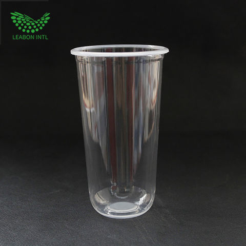 Wide Mouth 16oz Disposable U Shape Plastic Cup - China Pet Cup and Plastic  Cup price