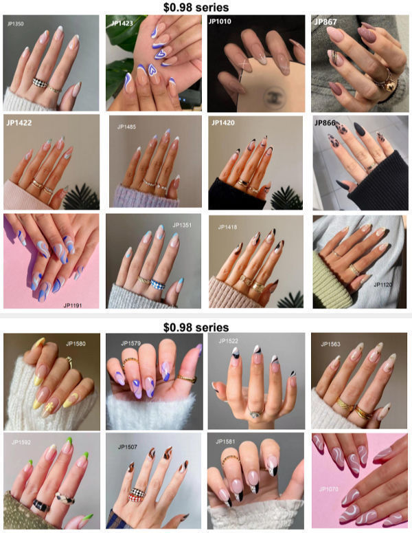 Fairvir Falsche Nägel In Rot Mit Glitzer – 24-teiliges Set Für Hochzeit, Party & Co.