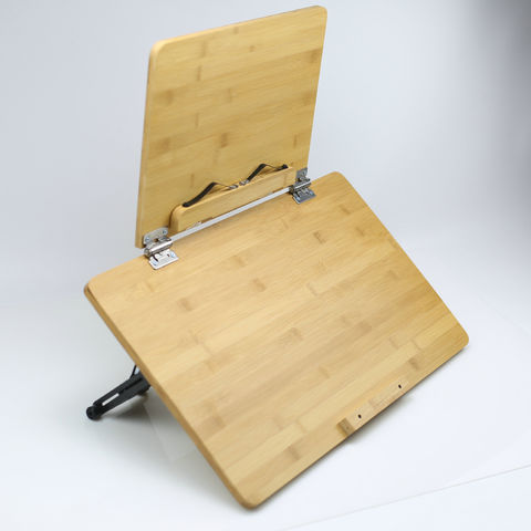 Livre de bambou Stand, avec tiroir porte livre réglable et à la page des  trombones- (Cookbook bureau portable robuste de lecture) - Chine Les  meubles et mobilier de bureau prix