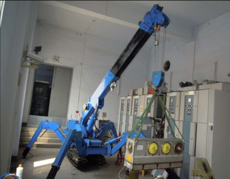 Oriemac Popular 3000kg Capacity Mini Crawler Spider Crane KB3.0 For sale supplier