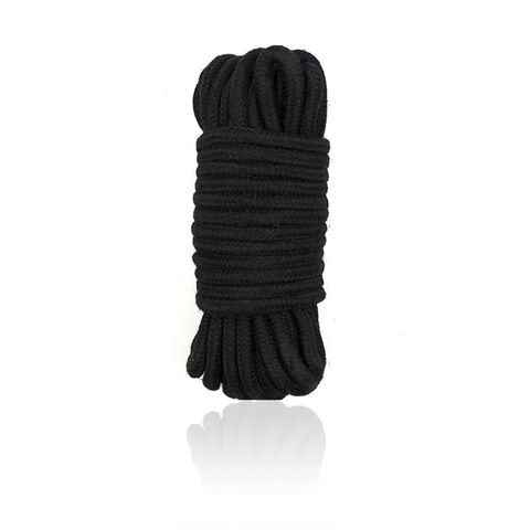 Buy SM Rope 20m Black Cotton Rope Restraint Rope Fetish Bondage