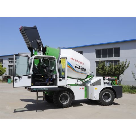 Wholesale 3.5cbm self loading concrete mixer truck with rear cab