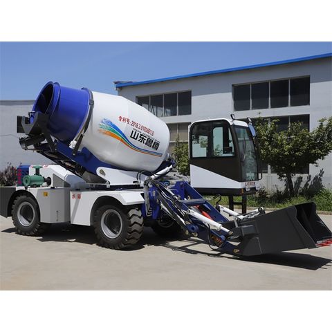 Wholesale 3.5cbm self loading concrete mixer truck with rear cab