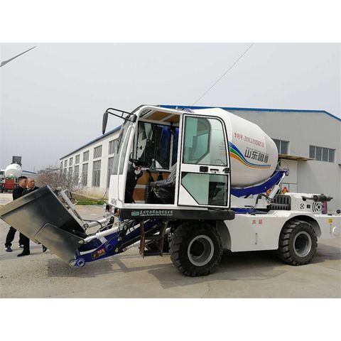 Wholesale 3.5cbm self loading concrete mixer truck with rear cab