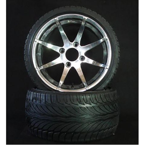 14x6 appliance wire wheels/tires 4 lug