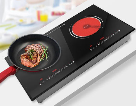2 hob induction cooker