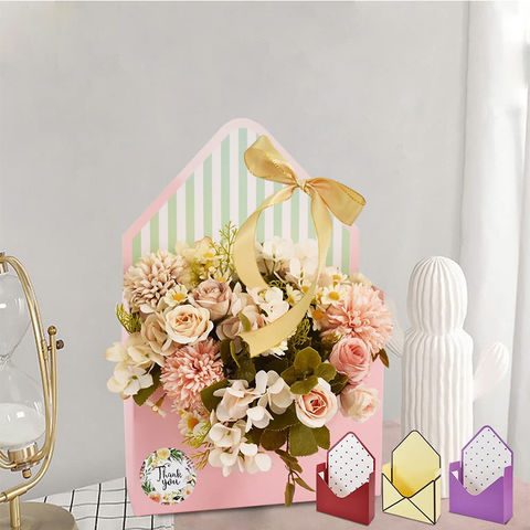Buy Wholesale China Envelop Flower Bouquet Boxes Craft Paper Gift Bag For  Bouquet Packaging Floral Wrap Florist Supplies & Envelop Flower Bouquet  Boxes at USD 0.05