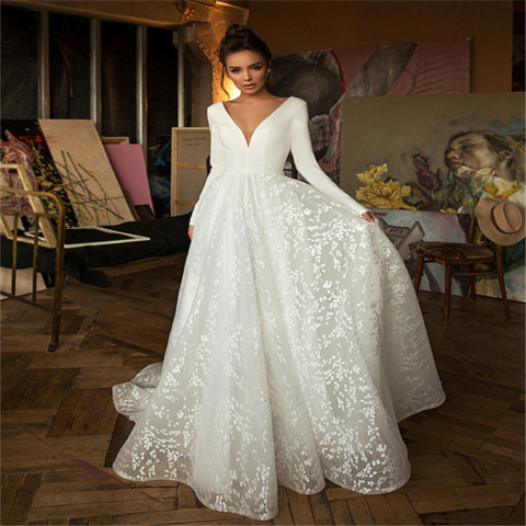 Modest empire waist wedding dresses best sale