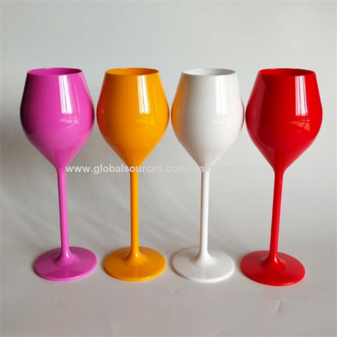 Unbreakable Polycarbonate glass plastic polycarbonate wine glass