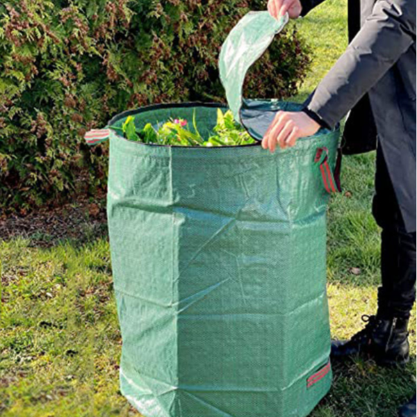 Leaf Bag For Collecting Leaves, Reusable Heavy Duty Gardening Bags, Yard  Waste Tarp Garden Lawn Container Gardening Tote Bag-tarp Trash
