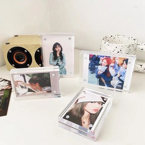 Buy Wholesale China Clear Acrylic Photo Picture Frame Magnetic Photocard  Holder Instax Album Kpop Card Holder Pictures & Acrylic Photo Frames at USD  2.17