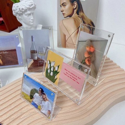 Buy Wholesale China Clear Acrylic Photo Picture Frame Magnetic Photocard  Holder Instax Album Kpop Card Holder Pictures & Acrylic Photo Frames at USD  2.17