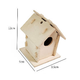 Buy Wholesale China Diy Wood Bird House Kit For Children To Build And Paint  Wooden Bird Houses Kids Crafts & Wooden Bird Houses Kids Crafts at USD 0.96