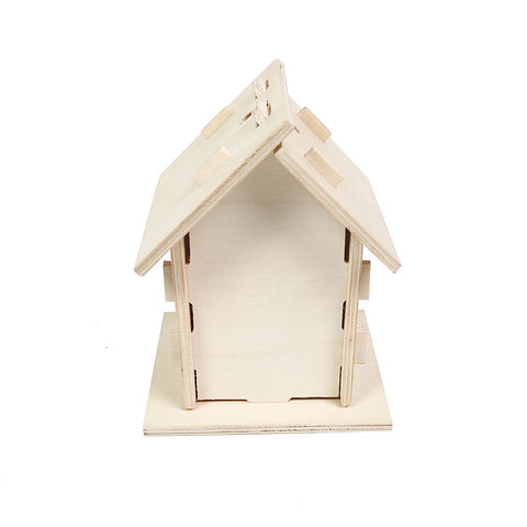 Diy Wood Bird House Kit For Children To Build And Paint Wooden Bird Houses  Kids Crafts - China Wholesale Wooden Bird Houses Kids Crafts $0.96 from  Yantai LSL Wood Art Crafts Company