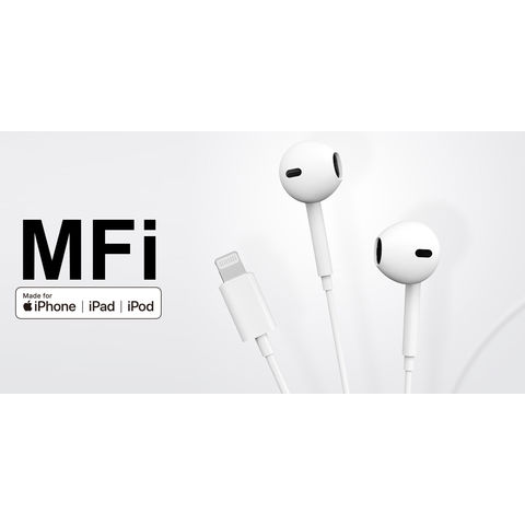 Ecouteurs EarPods Apple Origine MMTN2ZM/A Iphone Lightning Blanc