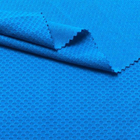 Bird Eye Mesh Moisture Wicking 95%Nylon 5%Spandex Bird Eye Interlock  Knitted T Shirt Pique Fabric - China Kintted Fabric and Mesh Fabric price