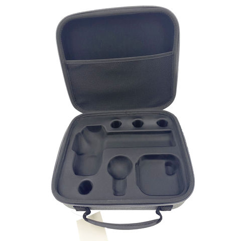 Caja de almacenamiento de goma EVA dura portátil personalizada caja de pistola de masaje para pistola de masaje Fascia estuche de EVA