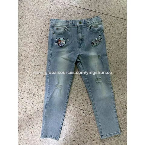 Compre Calças Jeans Femininas De Venda Quente e Calça Jeans de China por  grosso por 6.99 USD