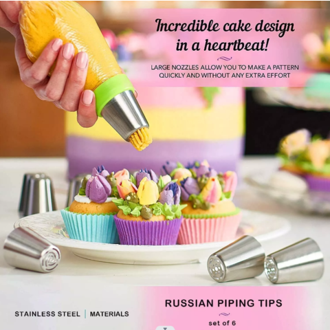 Douilles Russes en Kit - Matériel de Pâtisserie - Gadgets de Cuisine