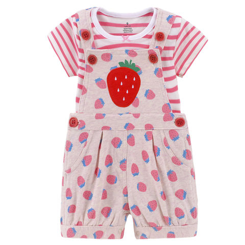 Compre Conjunto De Ropa De Verano De Moda Para Bebé Niña 100