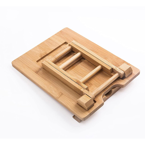 Adjustable Bamboo iPad Stand