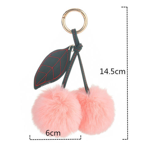 Pom Pom Key-chain Artificial Hanging, Fur Ball Keychain