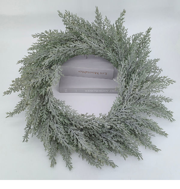 50cm large artificial wreath, conifer wreath, Easter wreath, Christmas wreath for home decoration supplier