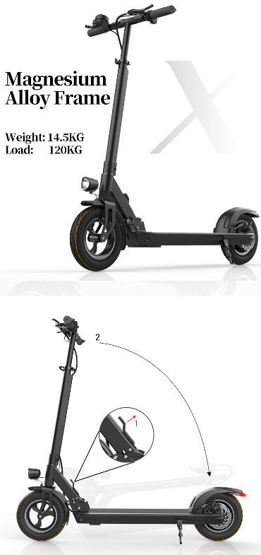 Compre 36v/48v Nuevo Diseño E Scooter Patinete Eléctrico Plegable Kick  Scooter Para Adultos y Scooter Eléctrico Para Adultos Rápido de China por  230 USD